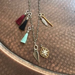 Long Necklace with charms (33-36”)